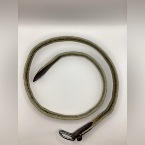Tommy Bahama Leather And Fabric Woven Braid Belt - Picture 3 of 9